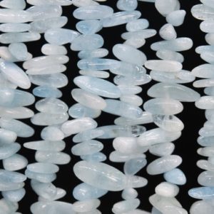 Shop Aquamarine Chip & Nugget Beads! Genuine Natural Aquamarine Gemstone Beads 12-24×3-5MM Blue Stick Pebble Chip AA Quality Loose Beads (111266) | Natural genuine chip Aquamarine beads for beading and jewelry making.  #jewelry #beads #beadedjewelry #diyjewelry #jewelrymaking #beadstore #beading #affiliate #ad