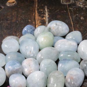Shop Tumbled Aquamarine Crystals & Pocket Stones! Aquamarine Pocket Stones – Aquamarine Polished Crystal – Aquamarine Tumbled Stones – Pocket Crystals – Polished Aquamarine – Mini Crystals | Natural genuine stones & crystals in various shapes & sizes. Buy raw cut, tumbled, or polished gemstones for making jewelry or crystal healing energy vibration raising reiki stones. #crystals #gemstones #crystalhealing #crystalsandgemstones #energyhealing #affiliate #ad