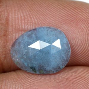 Natural Aquamarine Rose Cut Slice – Top Quality Blue Aquamarine Flat Back Gemstone 13x10mm Ring Size Aquamarine Egg Shape Gemstone 2.80 Ct | Natural genuine stones & crystals in various shapes & sizes. Buy raw cut, tumbled, or polished gemstones for making jewelry or crystal healing energy vibration raising reiki stones. #crystals #gemstones #crystalhealing #crystalsandgemstones #energyhealing #affiliate #ad