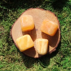 Shop Tumbled Aragonite Crystals & Pocket Stones! Yellow Aragonite Large Tumbled | Natural genuine stones & crystals in various shapes & sizes. Buy raw cut, tumbled, or polished gemstones for making jewelry or crystal healing energy vibration raising reiki stones. #crystals #gemstones #crystalhealing #crystalsandgemstones #energyhealing #affiliate #ad