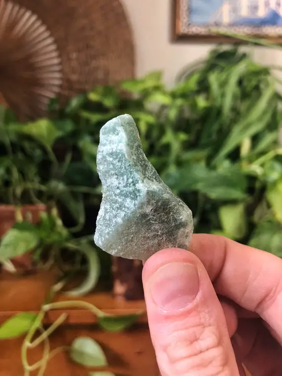 Aventurine Raw Stone - Green Aventurine Healing Stone - Aventurine Healing Crystal For Good Luck - Unique Gift Idea