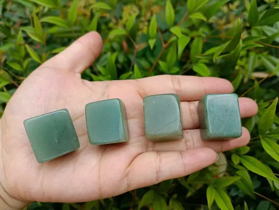 Green Aventurine Cubes