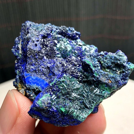 Nautral Rough Azurite Malachite Mineral Specimen,top Quality Stunning Raw Malachite Azurite Cluster,small Azurite,rough Azurite,chakra Stone