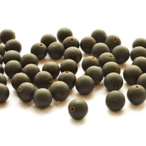 Shop Amber Round Beads! Baltic Amber Beads rounded 7-8.5 mm. Unpolished Black Amber Stone Gemstone Bernstein Perlen | Natural genuine round Amber beads for beading and jewelry making.  #jewelry #beads #beadedjewelry #diyjewelry #jewelrymaking #beadstore #beading #affiliate #ad
