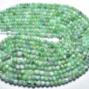Shop Emerald Round Beads! Beautiful Emerald Round Beads – 14 inches – Natural Smooth Emerald Round – Size is 3 – 5 mm #2057 | Natural genuine round Emerald beads for beading and jewelry making.  #jewelry #beads #beadedjewelry #diyjewelry #jewelrymaking #beadstore #beading #affiliate #ad