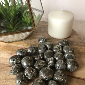 Beautiful Large Pyrite Tumbled Stones. Pyrite Crystal For Success & Prosperity. Crystal Healing. Chakra Stones. Reiki. Meditation | Natural genuine stones & crystals in various shapes & sizes. Buy raw cut, tumbled, or polished gemstones for making jewelry or crystal healing energy vibration raising reiki stones. #crystals #gemstones #crystalhealing #crystalsandgemstones #energyhealing #affiliate #ad