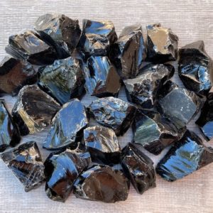 Black Obsidian Rough Stones, Grade A + + Natural Black Obsidian, Raw Black Obsidian Crystals, Great Grounding Stone, Bulk Wholesale Lot | Natural genuine stones & crystals in various shapes & sizes. Buy raw cut, tumbled, or polished gemstones for making jewelry or crystal healing energy vibration raising reiki stones. #crystals #gemstones #crystalhealing #crystalsandgemstones #energyhealing #affiliate #ad