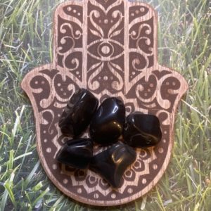 Shop Tumbled Onyx Crystals & Pocket Stones! Black Onyx Tumbled Stone — Black Onyx Crystal | Natural genuine stones & crystals in various shapes & sizes. Buy raw cut, tumbled, or polished gemstones for making jewelry or crystal healing energy vibration raising reiki stones. #crystals #gemstones #crystalhealing #crystalsandgemstones #energyhealing #affiliate #ad