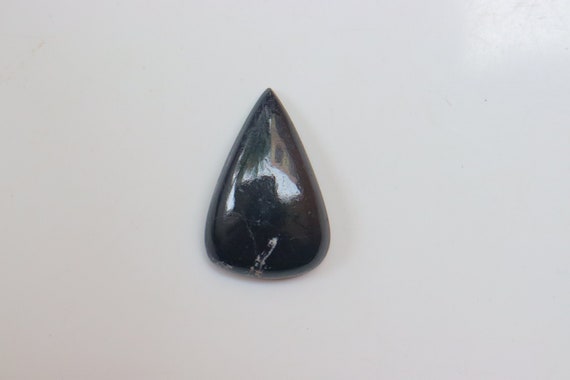 Black Tourmaline Cabochon, Natural Black Tourmaline Gemstone For Making Jewelry, Pendant Stone, Loose Stone, Black Tourmaline Crystal #2150