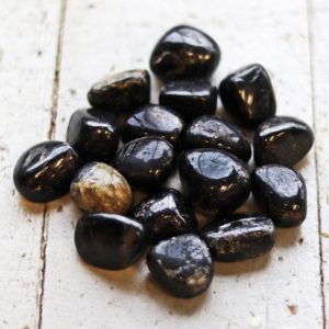 Shop Tumbled Tourmaline Crystals & Pocket Stones! Black Tourmaline Tumbled Stone | Natural genuine stones & crystals in various shapes & sizes. Buy raw cut, tumbled, or polished gemstones for making jewelry or crystal healing energy vibration raising reiki stones. #crystals #gemstones #crystalhealing #crystalsandgemstones #energyhealing #affiliate #ad