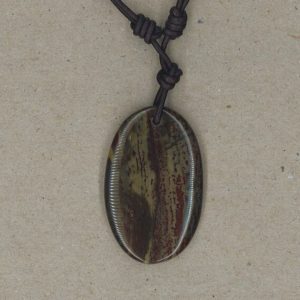 Shop Bloodstone Necklaces! Bloodstone Adjustable Leather Necklace Handmade by Chris Hay | Natural genuine Bloodstone necklaces. Buy crystal jewelry, handmade handcrafted artisan jewelry for women.  Unique handmade gift ideas. #jewelry #beadednecklaces #beadedjewelry #gift #shopping #handmadejewelry #fashion #style #product #necklaces #affiliate #ad