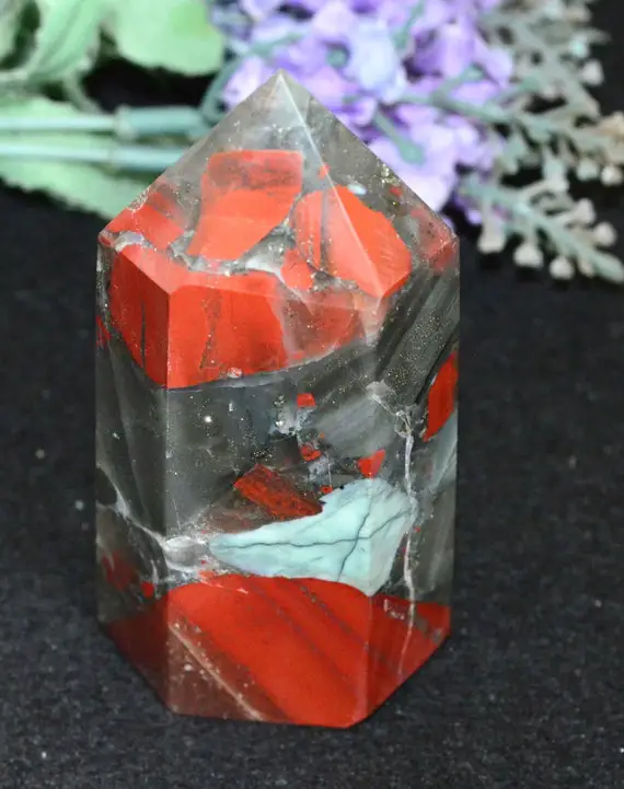 Good Blood Stone Tower,african Blood Stone Point,blood Stone Generator,healing,small Blood Stone Tower79mm