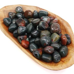 Bloodstone Tumbled Stone | Natural genuine stones & crystals in various shapes & sizes. Buy raw cut, tumbled, or polished gemstones for making jewelry or crystal healing energy vibration raising reiki stones. #crystals #gemstones #crystalhealing #crystalsandgemstones #energyhealing #affiliate #ad