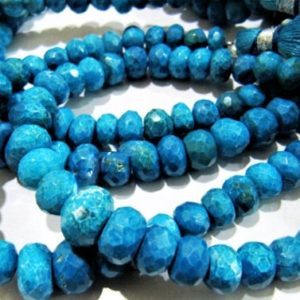 Shop Chrysocolla Rondelle Beads! Blue Chrysocolla Rondelle Faceted Beads 6 to 10 mm Graduated  Crysocolla Natural Gemstone Beads  Strand 8 inches long Wholesale Prices | Natural genuine rondelle Chrysocolla beads for beading and jewelry making.  #jewelry #beads #beadedjewelry #diyjewelry #jewelrymaking #beadstore #beading #affiliate #ad