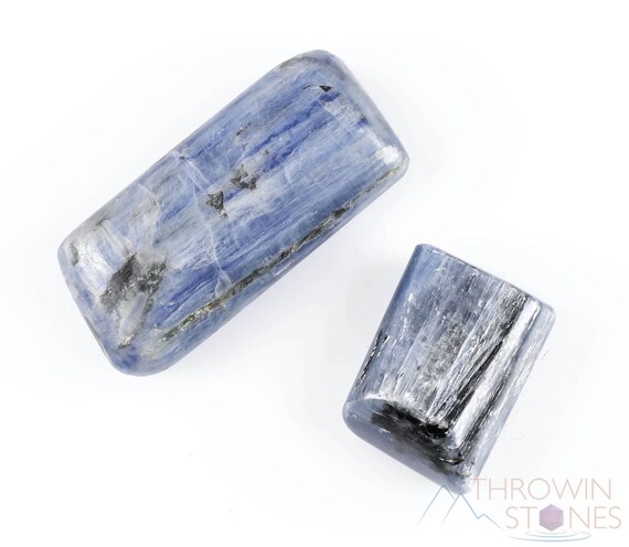 Blue Kyanite Tumbled Crystals - Throat Chakra, Mineral Specimen, Healing Crystal, Tumbled Stone, E1026