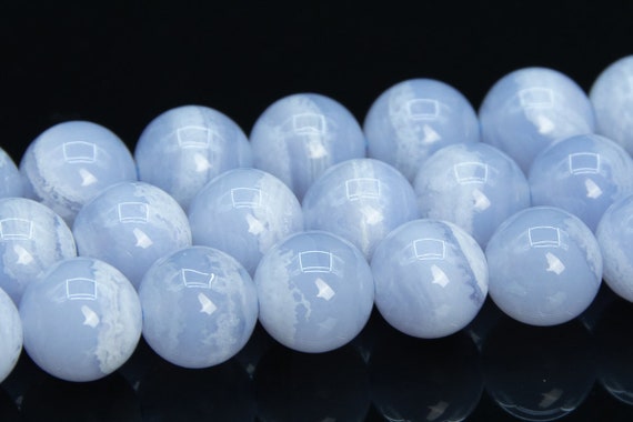 5mm Blue Lace Agate Beads Brazil Grade Aa Genuine Natural Gemstone Round Loose Beads 16" Bulk Lot Options (109193)