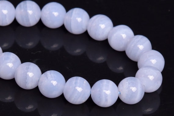 7mm Blue Lace Agate Beads Brazil Grade Aaa Genuine Natural Gemstone Half Strand Round Loose Beads 7.5" Bulk Lot Options (109224h-2911)