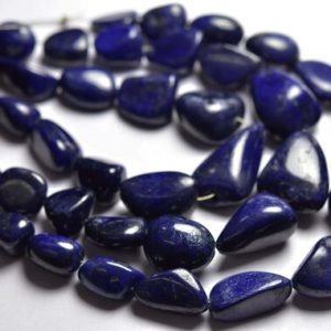 Shop Sapphire Chip & Nugget Beads! Blue Sapphire Nuggets Bead Strand – 7 inches – Natural Finest Smooth Sapphire Nuggets – Size is 9-15 mm #1885 | Natural genuine chip Sapphire beads for beading and jewelry making.  #jewelry #beads #beadedjewelry #diyjewelry #jewelrymaking #beadstore #beading #affiliate #ad