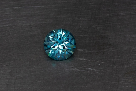 Blue Zircon Natural Loose Precision Hand Cut Modern Round Gemstone For Jewelry Or Collection
