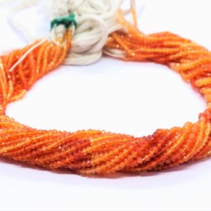 Shop Carnelian Rondelle Beads! AAA Shaded carnelian faceted rondelle beads, Carnelian rondelle beads, Shaded Carnelian beads, Carnelian Beads Strand, Wholesale beads lot | Natural genuine rondelle Carnelian beads for beading and jewelry making.  #jewelry #beads #beadedjewelry #diyjewelry #jewelrymaking #beadstore #beading #affiliate #ad