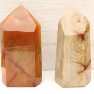 Shop Carnelian Points & Wands! Carnelian point, tower, generator | Natural genuine stones & crystals in various shapes & sizes. Buy raw cut, tumbled, or polished gemstones for making jewelry or crystal healing energy vibration raising reiki stones. #crystals #gemstones #crystalhealing #crystalsandgemstones #energyhealing #affiliate #ad