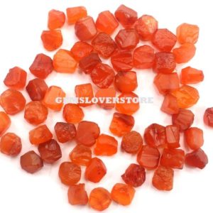 Shop Raw & Rough Carnelian Stones! 25 Pieces Raw Carnelian Stone 10-12 MM Raw, Fabulous Gemstone Rough Natural Carnelian Gemstone, Healing Crystal Orange Carnelian Raw Stone | Natural genuine stones & crystals in various shapes & sizes. Buy raw cut, tumbled, or polished gemstones for making jewelry or crystal healing energy vibration raising reiki stones. #crystals #gemstones #crystalhealing #crystalsandgemstones #energyhealing #affiliate #ad