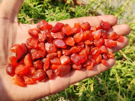 Carnelian Raw Crystal Nuggets - Carnelian Rough - Healing Crystals - House Warming - Metaphysical Crystal - Jewellery Making