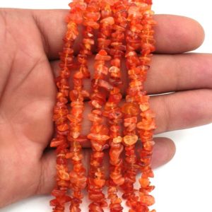Shop Carnelian Chip & Nugget Beads! Carnelian Uncut Chips Gemstone Beads,Natural Orange Carnelian Raw Rough Beads Smooth Nugget Shape Beads,Jewely For Jewells | Natural genuine chip Carnelian beads for beading and jewelry making.  #jewelry #beads #beadedjewelry #diyjewelry #jewelrymaking #beadstore #beading #affiliate #ad