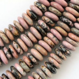 Shop Rhodochrosite Bead Shapes! Center Drilled Natural Rhodochrosite Coin/Disc Beads – 16 Inch Strand | Natural genuine other-shape Rhodochrosite beads for beading and jewelry making.  #jewelry #beads #beadedjewelry #diyjewelry #jewelrymaking #beadstore #beading #affiliate #ad