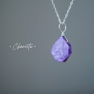 Shop Charoite Necklaces! Charoite Necklace • Birthstone Neckalace • Crystal Necklace • Scorpio and Sagittarius Zodiac Necklace • Charoite Jewelry | Natural genuine Charoite necklaces. Buy crystal jewelry, handmade handcrafted artisan jewelry for women.  Unique handmade gift ideas. #jewelry #beadednecklaces #beadedjewelry #gift #shopping #handmadejewelry #fashion #style #product #necklaces #affiliate #ad