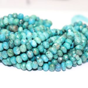 Shop Chrysocolla Rondelle Beads! Chrysocolla Faceted Rondelle Beads    Chrysocolla  Beads    Chrysocolla Rondelle Beads  6.5-8mm Chrysocolla Beads Strand | Natural genuine rondelle Chrysocolla beads for beading and jewelry making.  #jewelry #beads #beadedjewelry #diyjewelry #jewelrymaking #beadstore #beading #affiliate #ad