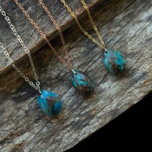 Shop Chrysocolla Necklaces! Chrysocolla Necklace – 14k Gold filled necklace – Natural gemstone necklace – Chrysocolla pendant – Healing Crystal necklace – Gift idea | Natural genuine Chrysocolla necklaces. Buy crystal jewelry, handmade handcrafted artisan jewelry for women.  Unique handmade gift ideas. #jewelry #beadednecklaces #beadedjewelry #gift #shopping #handmadejewelry #fashion #style #product #necklaces #affiliate #ad