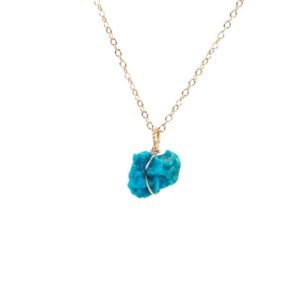 Shop Chrysocolla Jewelry! Chrysocolla necklace – mineral necklace – blue stone necklace – healing – a vibrant blue chrysocolla on a 14k gold filled chain | Natural genuine Chrysocolla jewelry. Buy crystal jewelry, handmade handcrafted artisan jewelry for women.  Unique handmade gift ideas. #jewelry #beadedjewelry #beadedjewelry #gift #shopping #handmadejewelry #fashion #style #product #jewelry #affiliate #ad