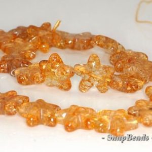 17x15mm Citrine Quartz Gemstone Star Loose Beads 7 inch Half Strand LOT 1,2,6 and 12 (90144121-B15-525) | Natural genuine other-shape Citrine beads for beading and jewelry making.  #jewelry #beads #beadedjewelry #diyjewelry #jewelrymaking #beadstore #beading #affiliate #ad