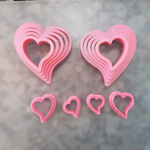 Shop Jewelry Making Tools! Polymer Clay Cutters #009 Curved Heart #1 | Shop jewelry making and beading supplies, tools & findings for DIY jewelry making and crafts. #jewelrymaking #diyjewelry #jewelrycrafts #jewelrysupplies #beading #affiliate #ad