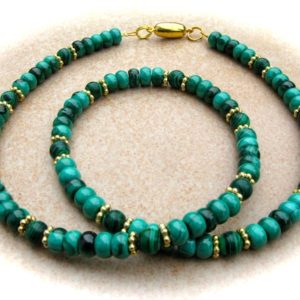 Shop Malachite Necklaces! delicate malachite necklace, green necklace, gemstone necklace, gemstone jewelry | Natural genuine Malachite necklaces. Buy crystal jewelry, handmade handcrafted artisan jewelry for women.  Unique handmade gift ideas. #jewelry #beadednecklaces #beadedjewelry #gift #shopping #handmadejewelry #fashion #style #product #necklaces #affiliate #ad