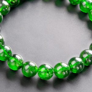 Shop Diopside Bracelets! 22 Pcs – 8-9MM Transparent Chrome Diopside Bracelet Intense Forest Green Siberian Emerald AAAAA Genuine Natural Round Gemstone(117216h-3023) | Natural genuine Diopside bracelets. Buy crystal jewelry, handmade handcrafted artisan jewelry for women.  Unique handmade gift ideas. #jewelry #beadedbracelets #beadedjewelry #gift #shopping #handmadejewelry #fashion #style #product #bracelets #affiliate #ad