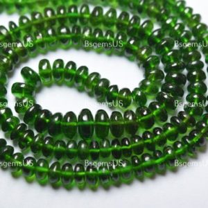 Shop Diopside Rondelle Beads! 7 Inch Strand, Natural Chrome Diopside Smooth Rondelles. Size 3-3.5mm | Natural genuine rondelle Diopside beads for beading and jewelry making.  #jewelry #beads #beadedjewelry #diyjewelry #jewelrymaking #beadstore #beading #affiliate #ad