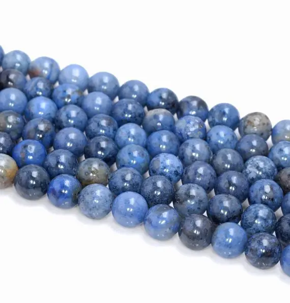 6mm South Africa Dumortierite Blue Gemstone Blue Round 6mm Loose Beads 15.5 Inch Full Strand (80005259-460)