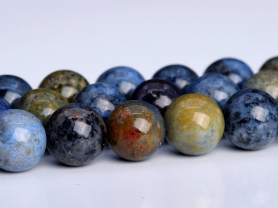 Multicolor Dumortierite Beads Genuine Natural South Africa Grade A Gemstone Round Loose Beads 6mm 8mm 9-10mm 12mm Bulk Lot Options