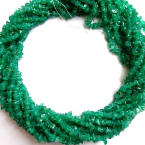 Shop Onyx Chip & Nugget Beads! Fine Quality 34" Long Natural Green Onyx Chips Beads,  Uncut Beads  ,4 to 5 MM,  Green Onyx Polished Smooth Beads | Natural genuine chip Onyx beads for beading and jewelry making.  #jewelry #beads #beadedjewelry #diyjewelry #jewelrymaking #beadstore #beading #affiliate #ad