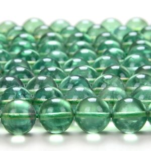 Shop Fluorite Round Beads! Natural Green Fluorite Gemstone Grade AAA Round 5MM 6MM Loose Beads (D179) | Natural genuine round Fluorite beads for beading and jewelry making.  #jewelry #beads #beadedjewelry #diyjewelry #jewelrymaking #beadstore #beading #affiliate #ad