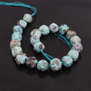 Full Strand,Raw Blue Ocean Jasper Faceted Nugget Loose Beads,Natural Stone Jasper Cut Nugget Slab Pendants Craft Bulk | Natural genuine other-shape Ocean Jasper beads for beading and jewelry making.  #jewelry #beads #beadedjewelry #diyjewelry #jewelrymaking #beadstore #beading #affiliate #ad
