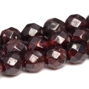 Wine Red Garnet Beads Grade A+ Genuine Natural Gemstone Faceted Round Loose Beads 4MM 6MM 8MM Bulk Lot Options | Natural genuine beads Array beads for beading and jewelry making.  #jewelry #beads #beadedjewelry #diyjewelry #jewelrymaking #beadstore #beading #affiliate #ad