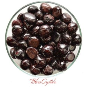 Shop Tumbled Garnet Crystals & Pocket Stones! 1 RED GARNET Tumbled Stone Grade AA #RG01 | Natural genuine stones & crystals in various shapes & sizes. Buy raw cut, tumbled, or polished gemstones for making jewelry or crystal healing energy vibration raising reiki stones. #crystals #gemstones #crystalhealing #crystalsandgemstones #energyhealing #affiliate #ad