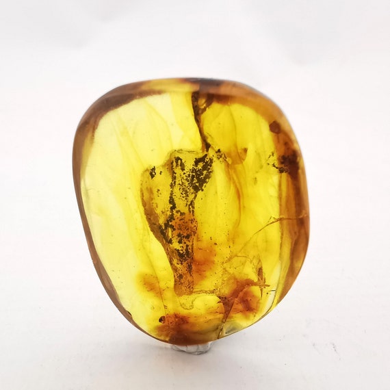 Genuine Amber Raw Stone/ Baltic Amber Stone/ 0.44 Oz Amber Gemstone For Jewelry Making