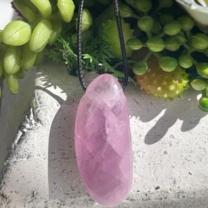 Shop Kunzite Necklaces! AAA+ Natural Kunzite pendant, Kunzite necklace,  KUN036 | Natural genuine Kunzite necklaces. Buy crystal jewelry, handmade handcrafted artisan jewelry for women.  Unique handmade gift ideas. #jewelry #beadednecklaces #beadedjewelry #gift #shopping #handmadejewelry #fashion #style #product #necklaces #affiliate #ad