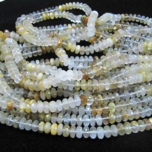 Shop Rutilated Quartz Rondelle Beads! Golden Rutilated quartz Rondelle Faceted 8 to 9mm Golden Rutile faceted Strands 8inches long Semi Precious beads Wholesale rates | Natural genuine rondelle Rutilated Quartz beads for beading and jewelry making.  #jewelry #beads #beadedjewelry #diyjewelry #jewelrymaking #beadstore #beading #affiliate #ad