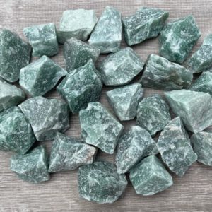 Green aventurine raw natural stone, 1 – 2 inch rough green aventurine gemstone, green quartz crystals, wholesale bulk lot | Natural genuine stones & crystals in various shapes & sizes. Buy raw cut, tumbled, or polished gemstones for making jewelry or crystal healing energy vibration raising reiki stones. #crystals #gemstones #crystalhealing #crystalsandgemstones #energyhealing #affiliate #ad