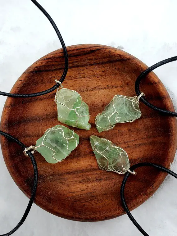 Green Calcite Necklace - Handmade With Love